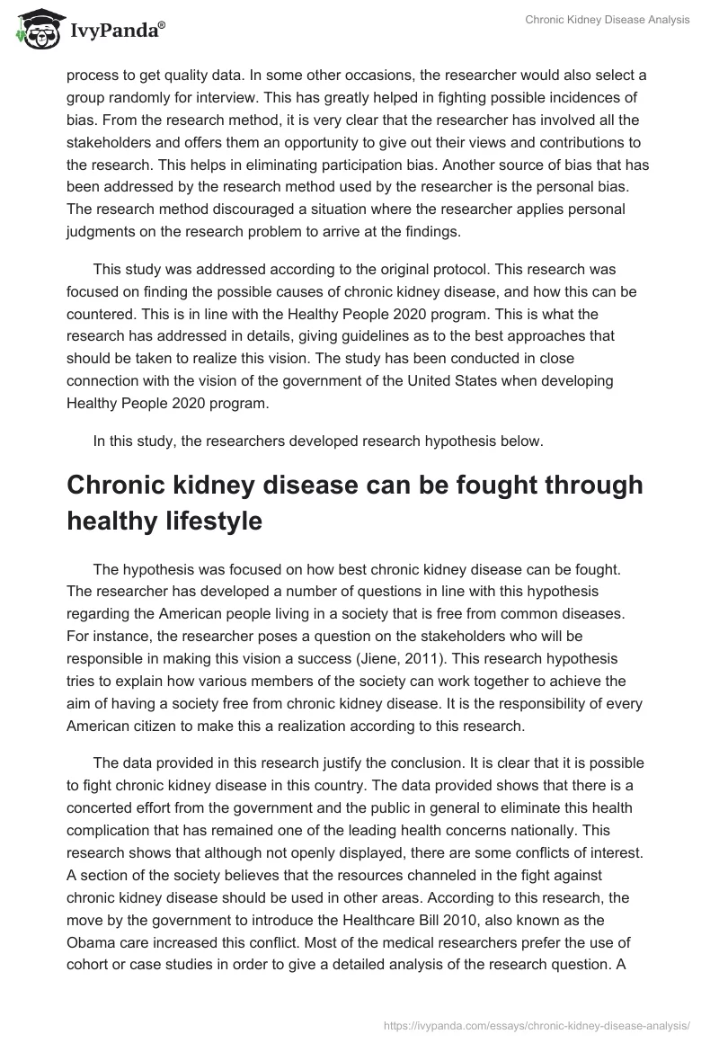 Chronic Kidney Disease Analysis. Page 3