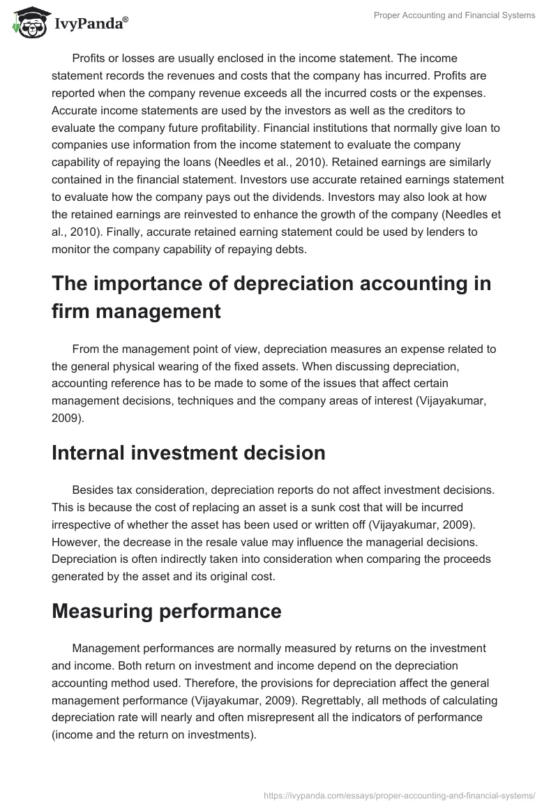 Proper Accounting and Financial Systems. Page 4