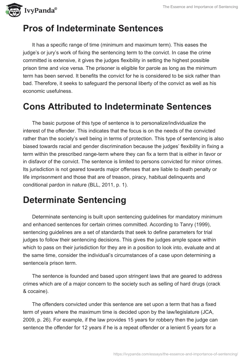 The Essence and Importance of Sentencing. Page 2