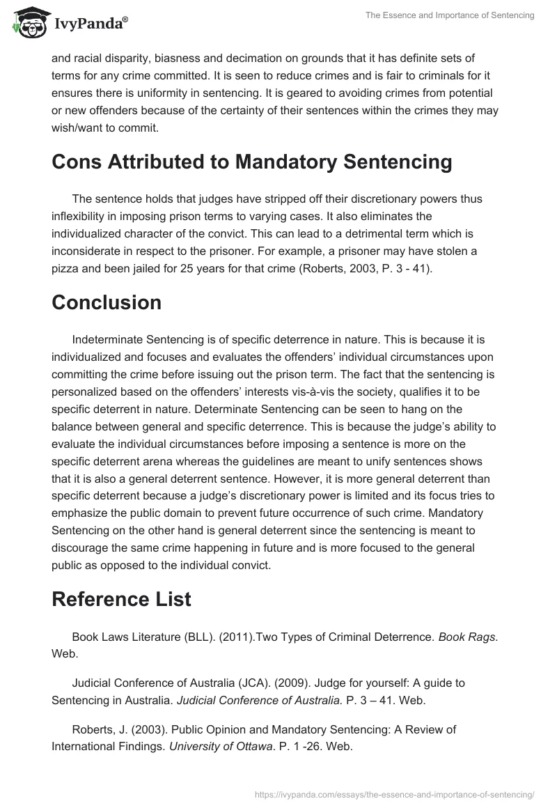 The Essence and Importance of Sentencing. Page 4