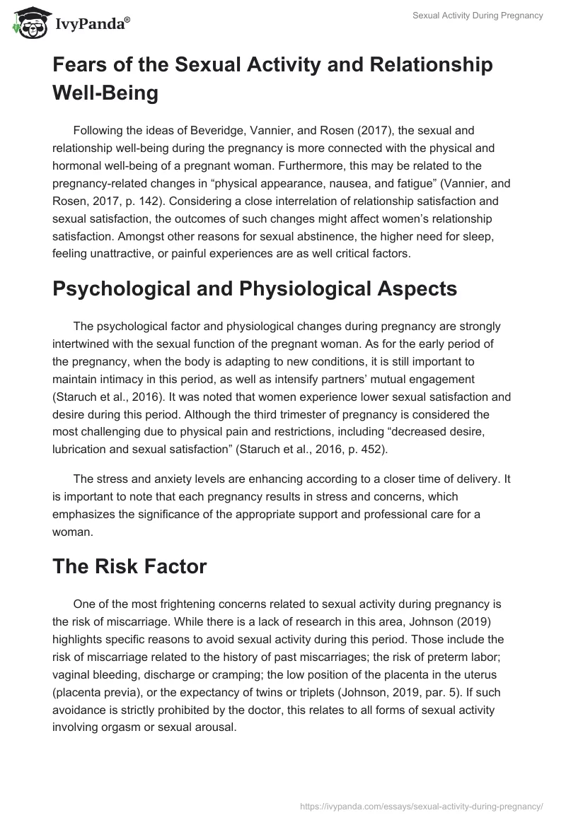 Sexual Activity During Pregnancy. Page 2