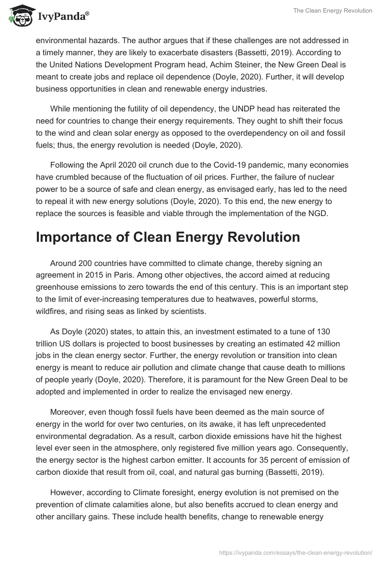 The Clean Energy Revolution. Page 2