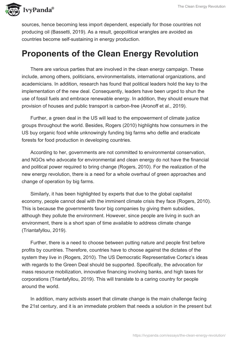 The Clean Energy Revolution. Page 3