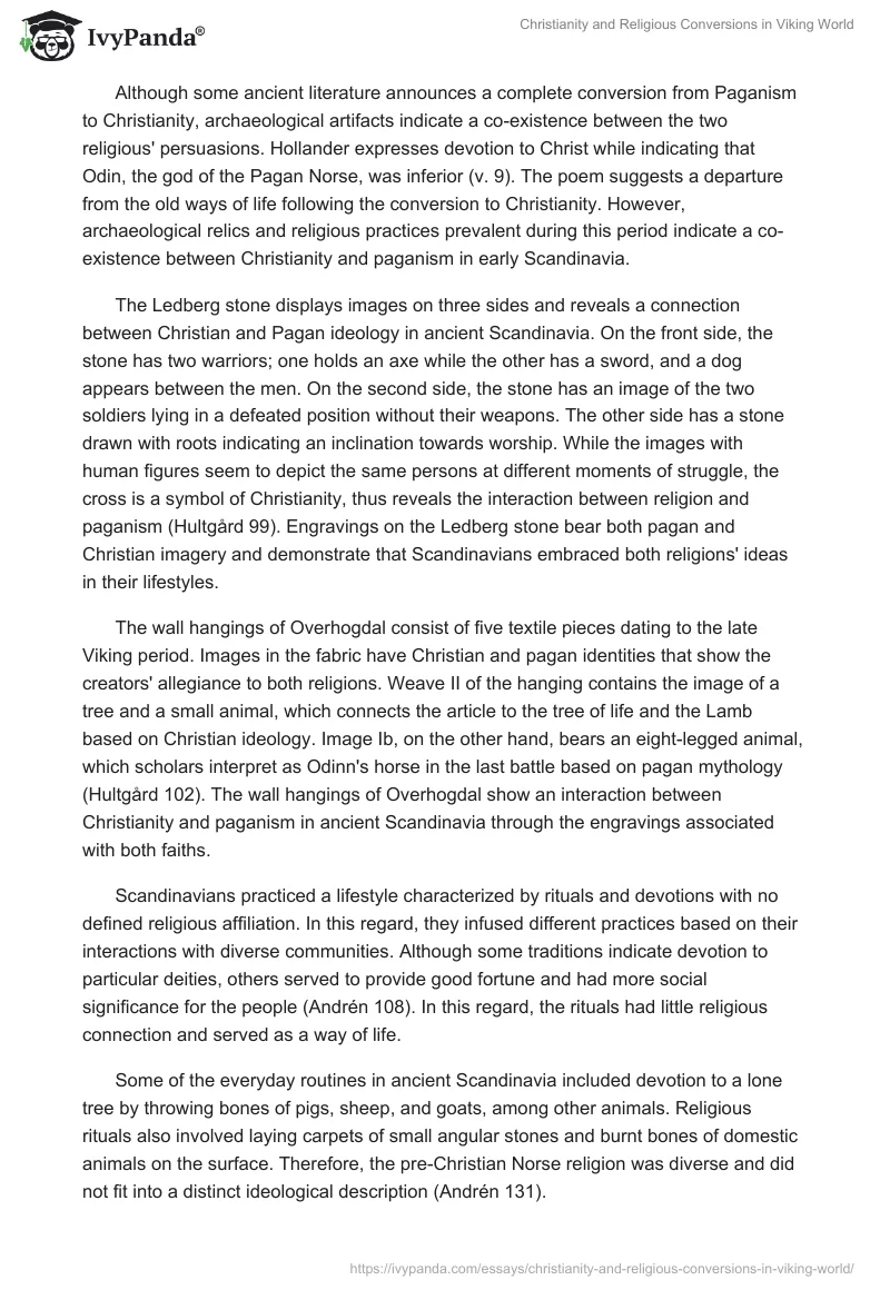 Christianity and Religious Conversions in Viking World. Page 3