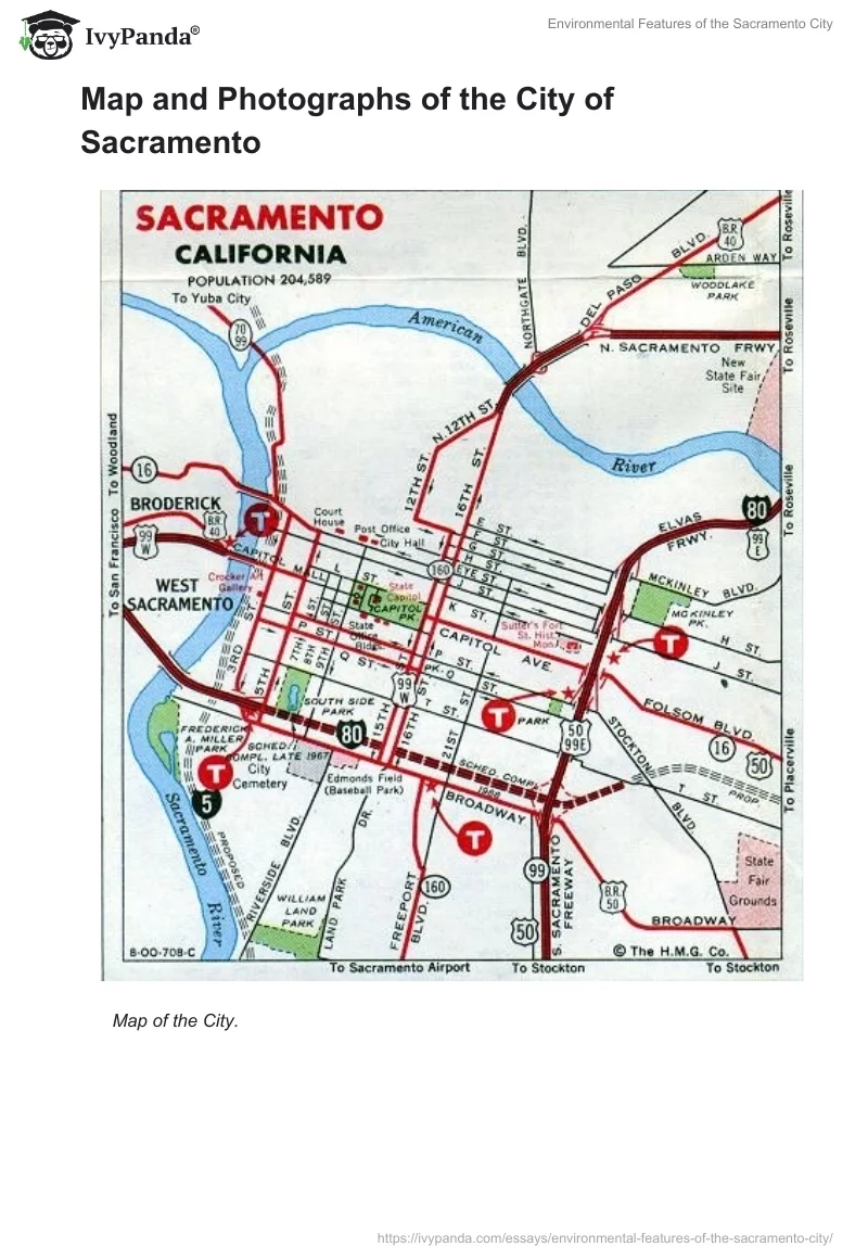 Environmental Features of the Sacramento City. Page 3