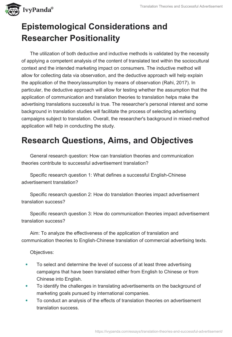 Translation Theories and Successful Advertisement. Page 4