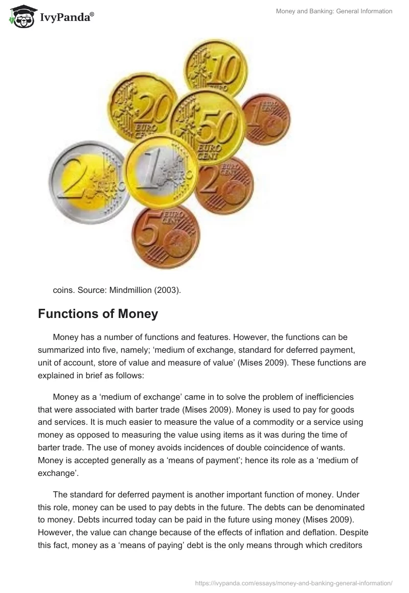 Money and Banking: General Information. Page 3