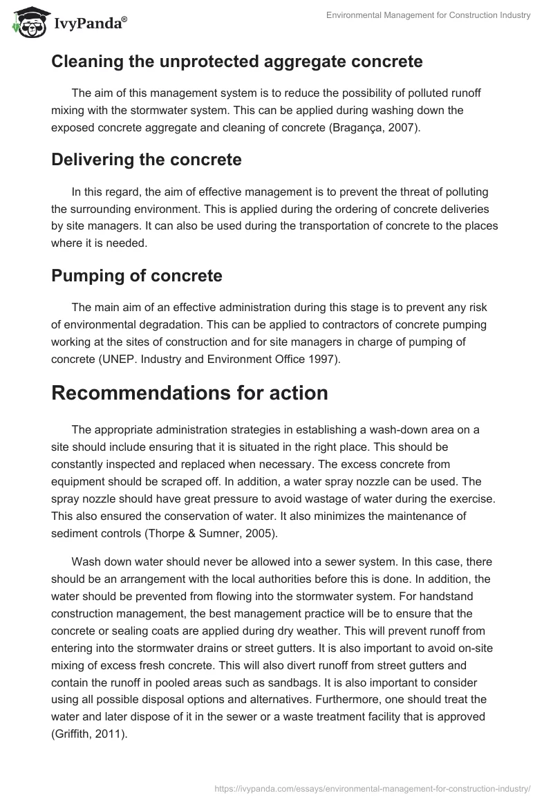 Environmental Management for Construction Industry. Page 3