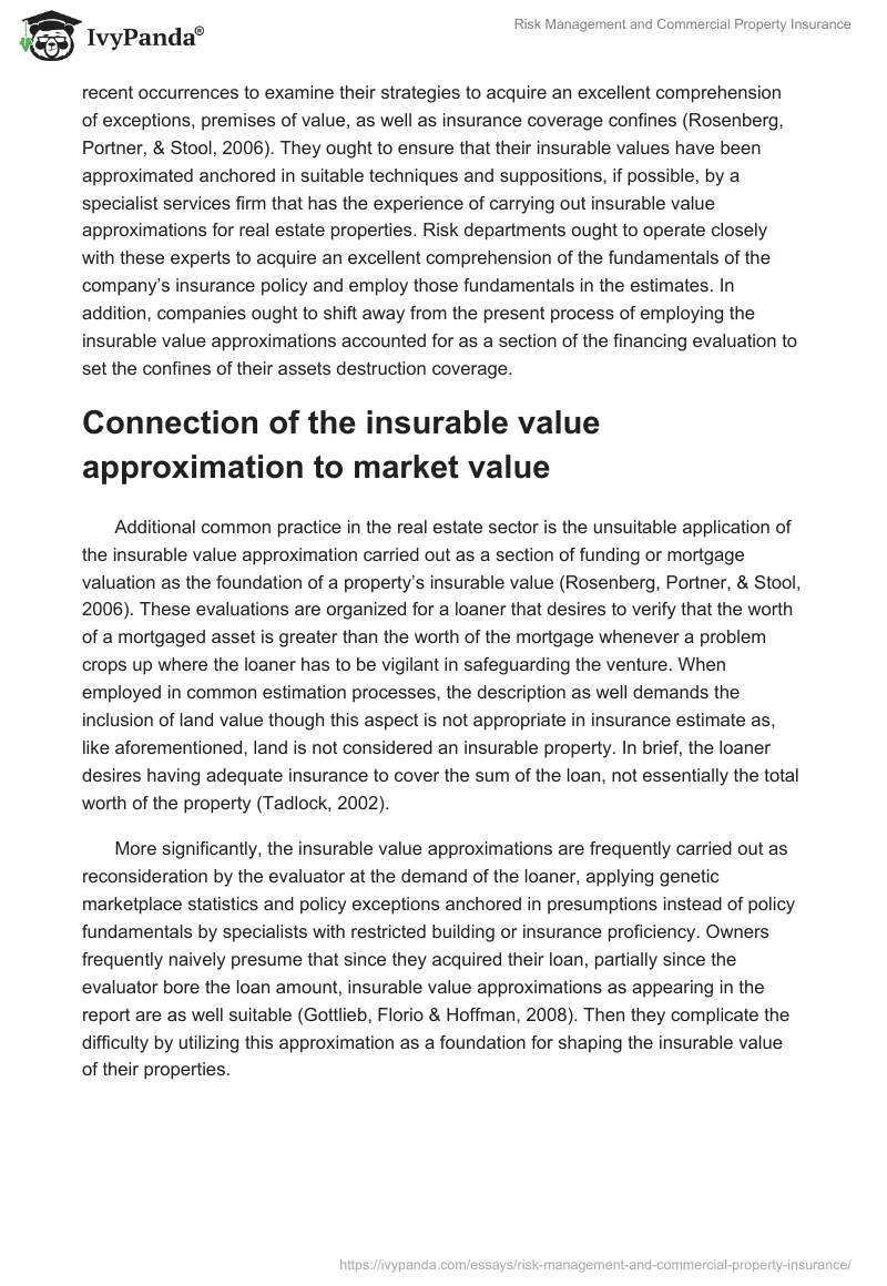 Risk Management and Commercial Property Insurance. Page 4