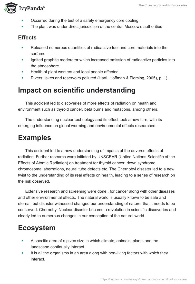 The Changing Scientific Discoveries. Page 2