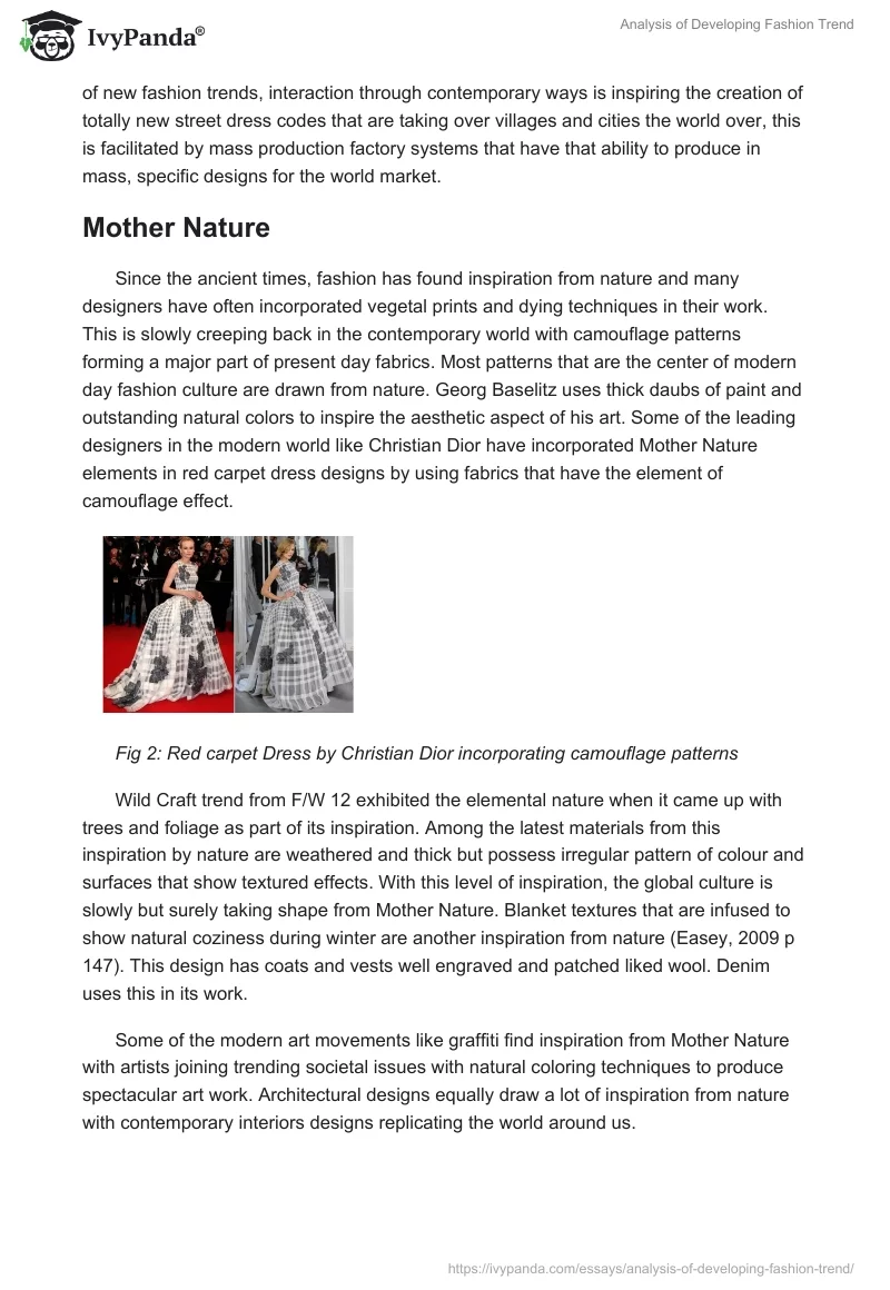 Analysis of Developing Fashion Trend. Page 4