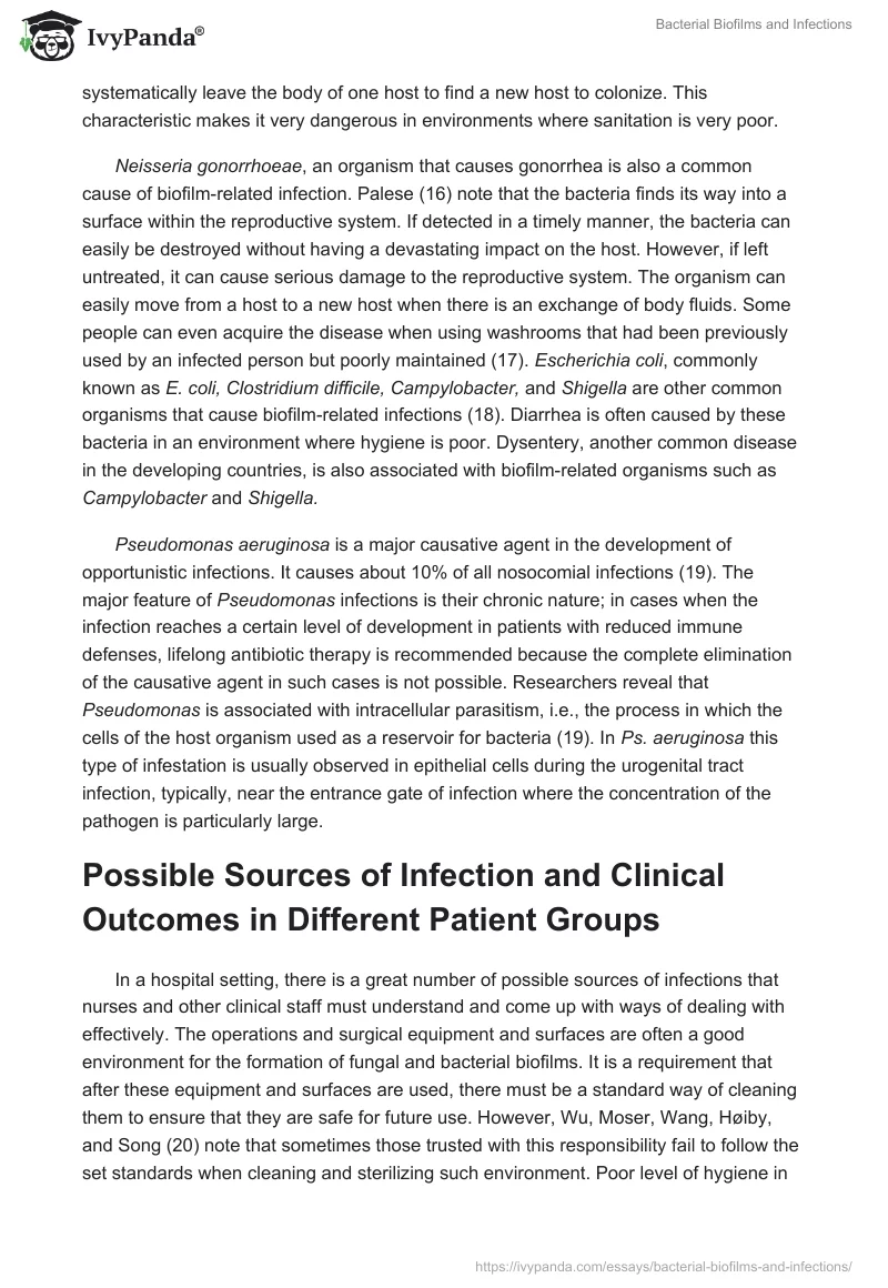 Bacterial Biofilms and Infections. Page 4