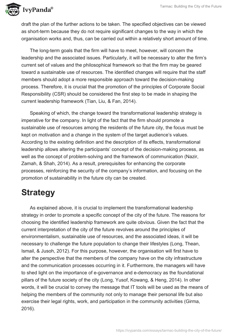 Tarmac: Building the City of the Future. Page 5