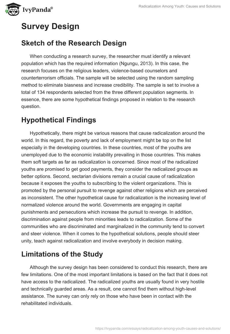 Radicalization Among Youth: Causes and Solutions. Page 2
