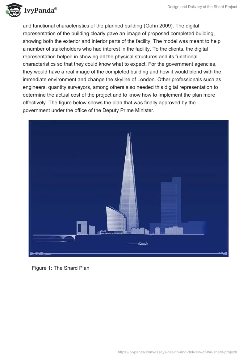 Design and Delivery of the Shard Project. Page 2