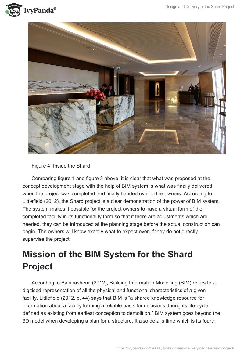 Design and Delivery of the Shard Project. Page 5