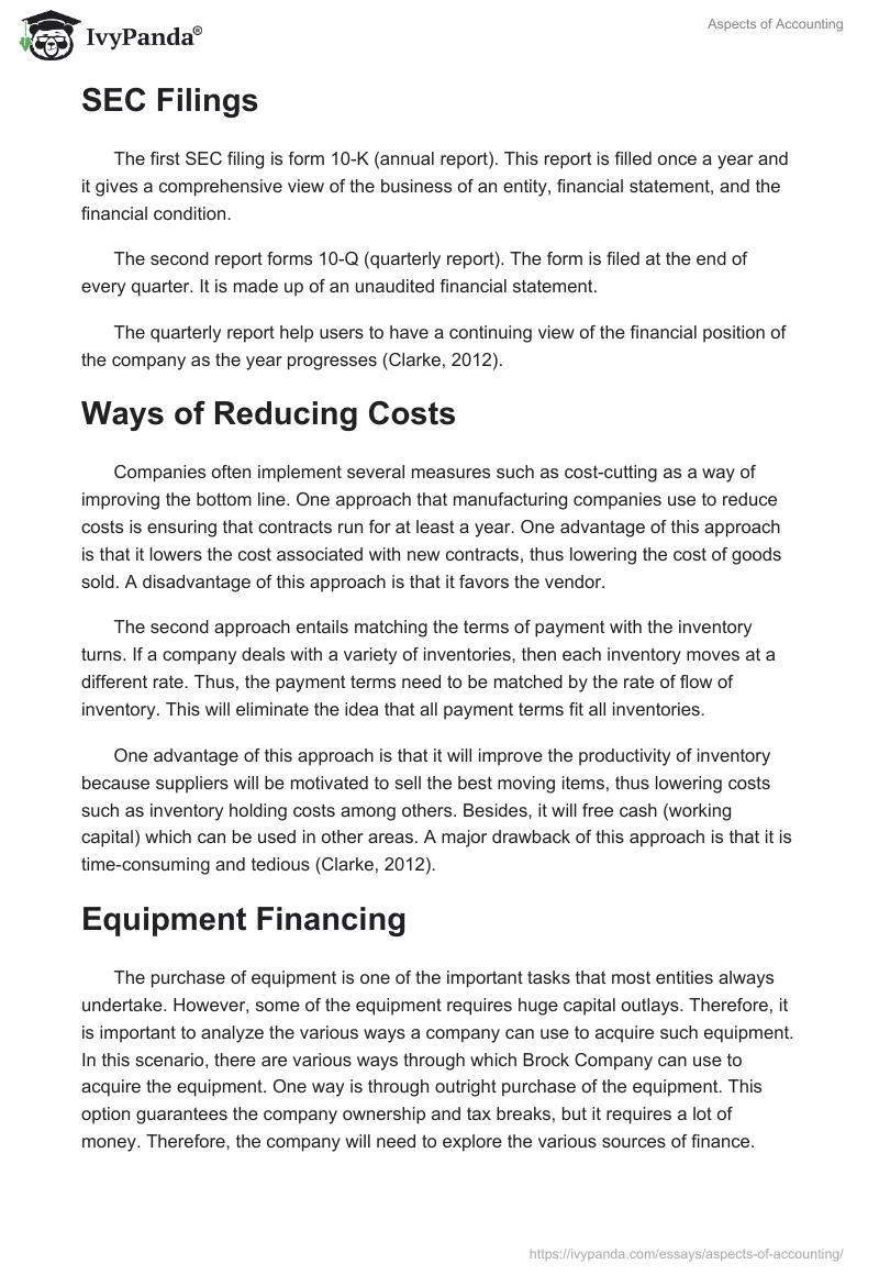 Aspects of Accounting. Page 2