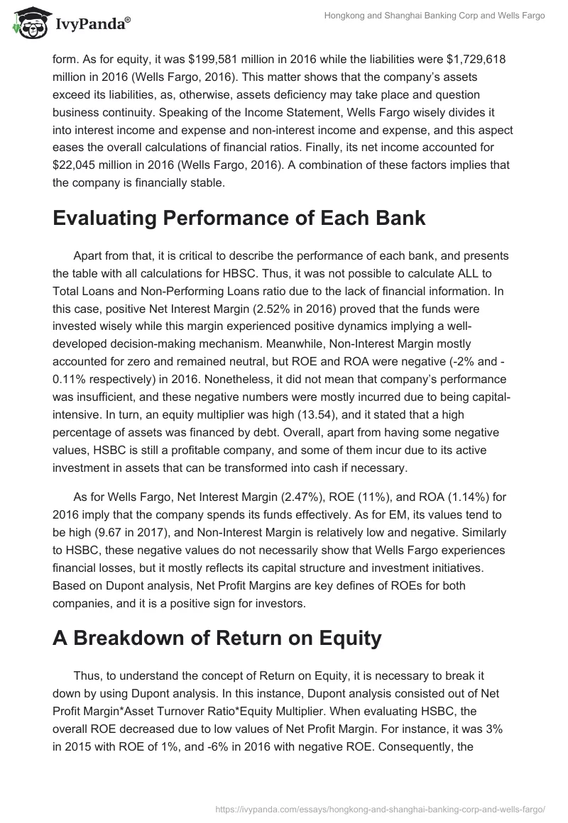 Hongkong and Shanghai Banking Corp and Wells Fargo. Page 2