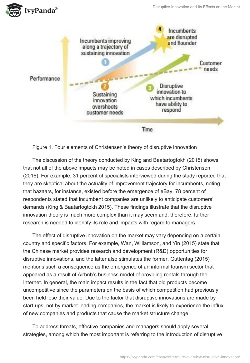 Disruptive Innovation and Its Effects on the Market. Page 2