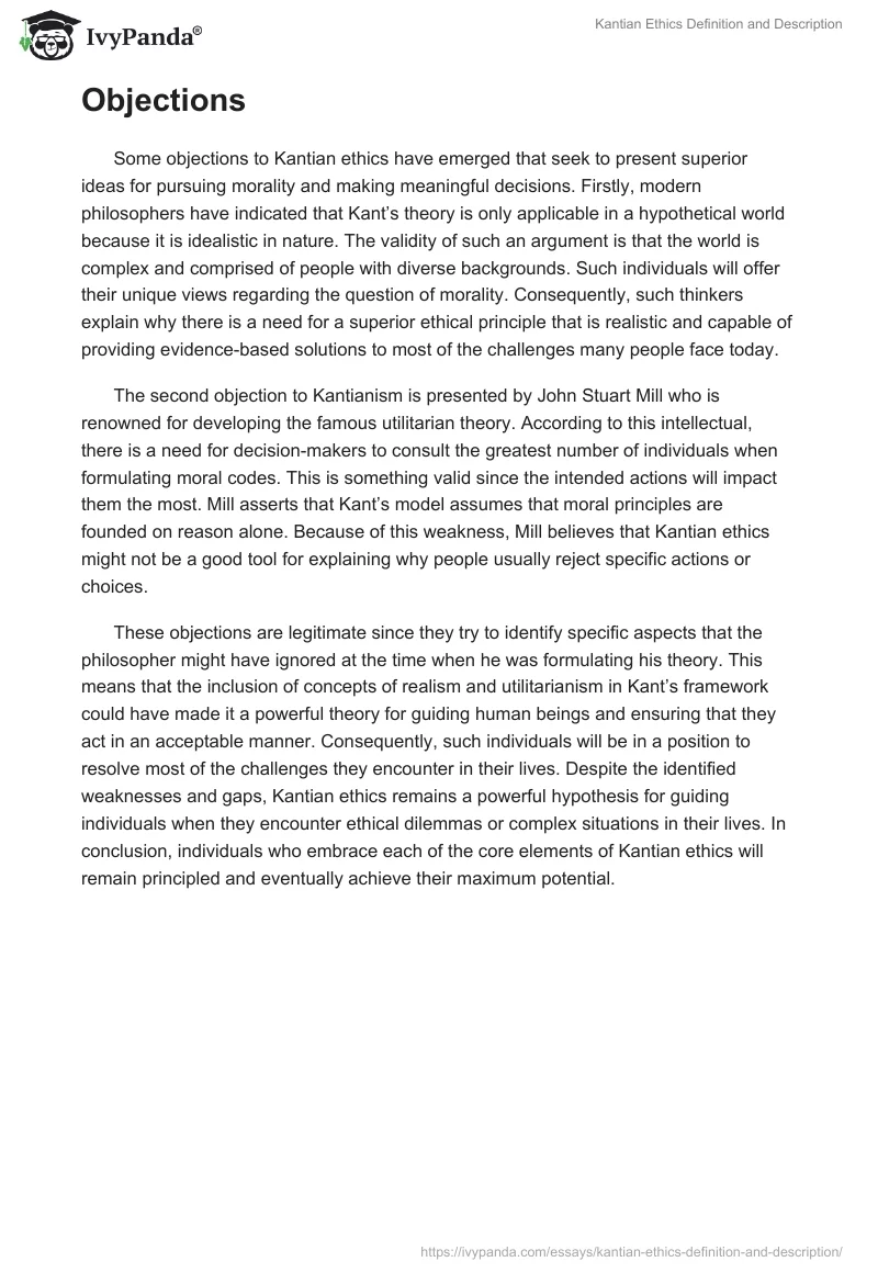 Kantian Ethics Definition and Description. Page 3