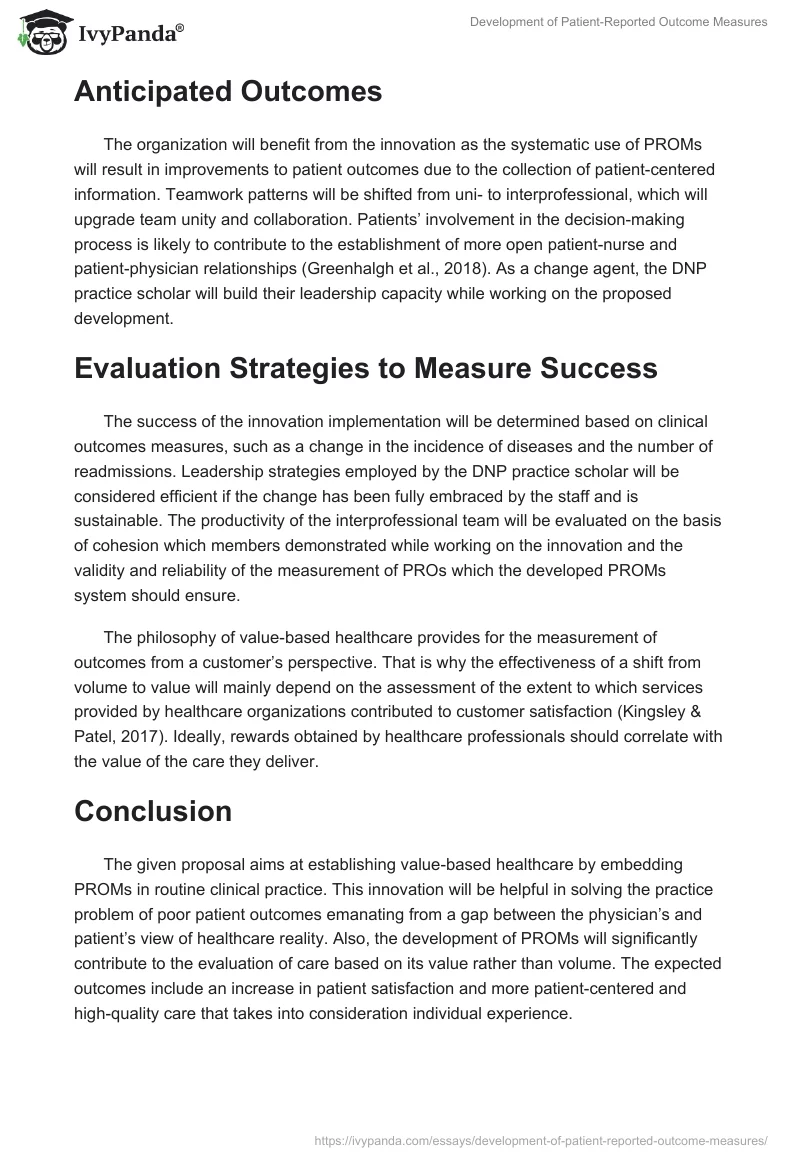 Development of Patient-Reported Outcome Measures. Page 4