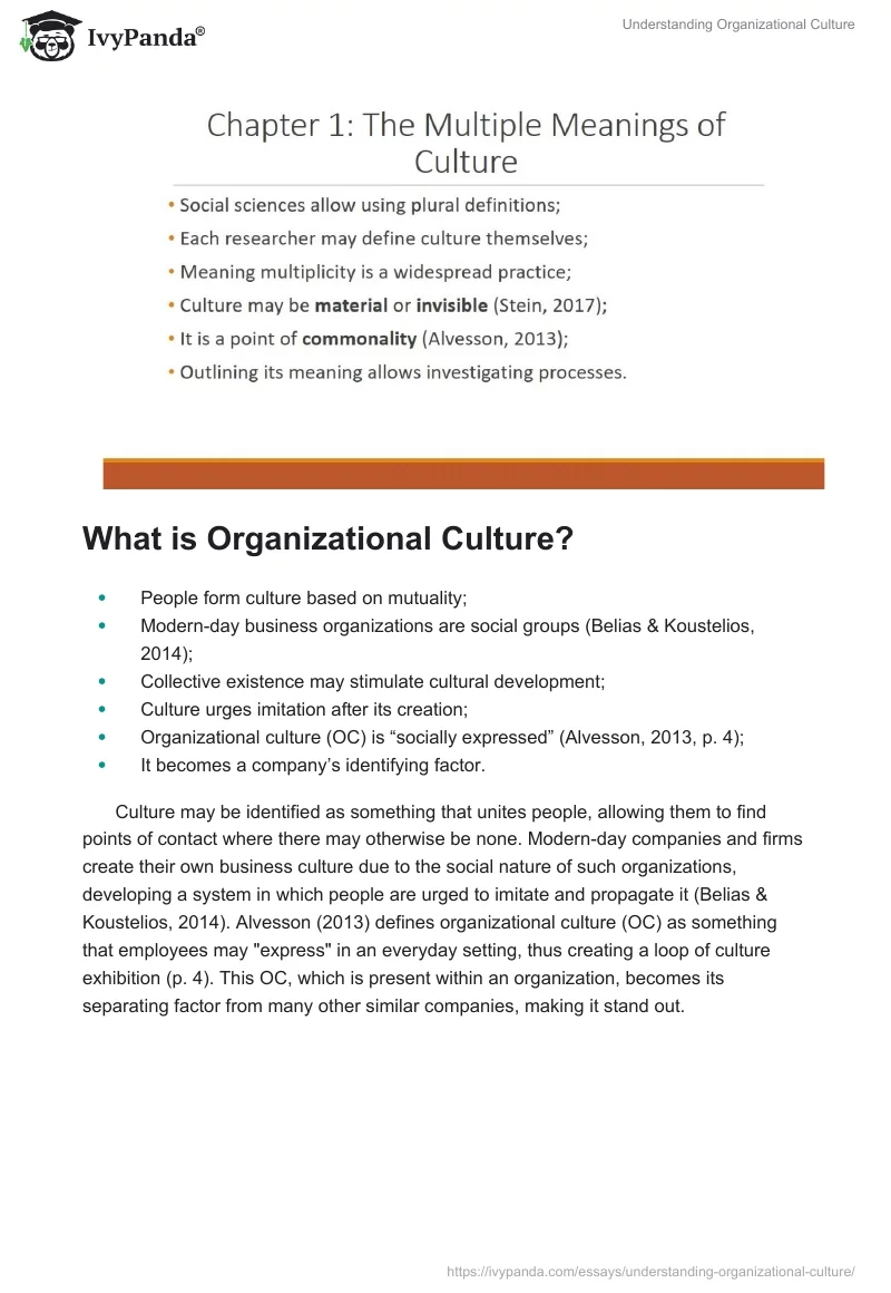 Understanding Organizational Culture. Page 2