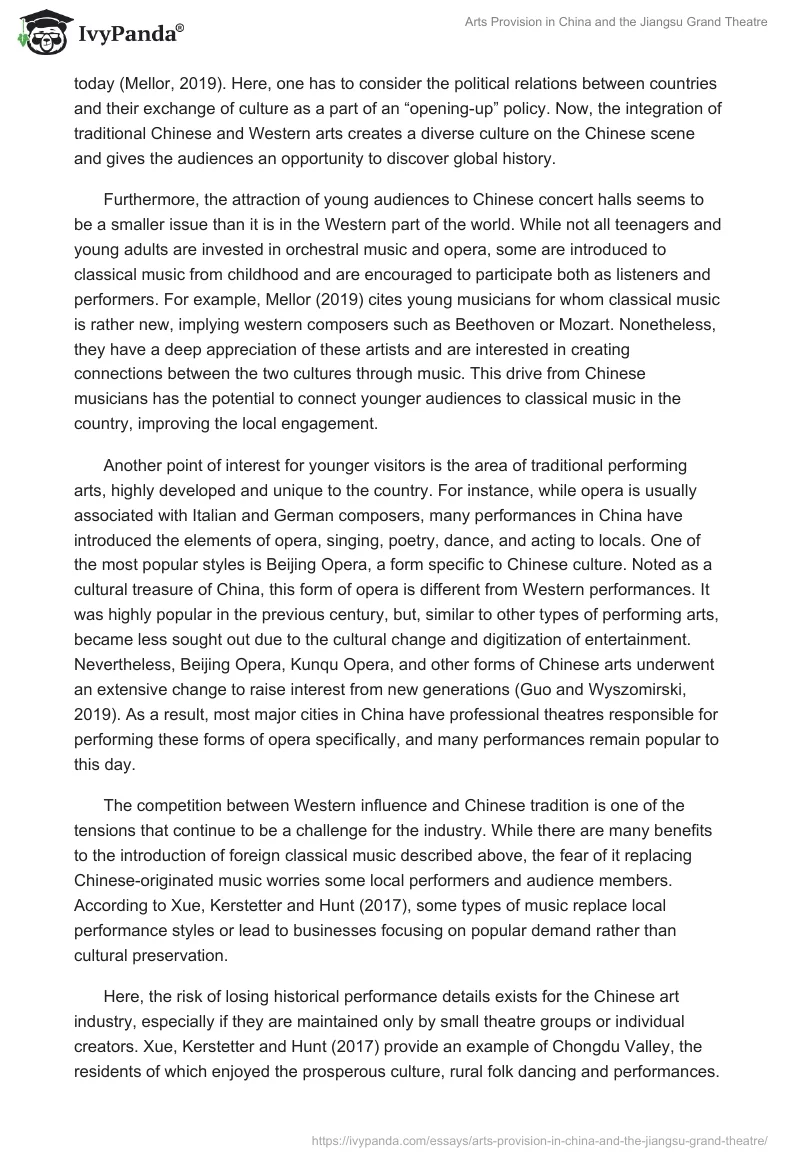 Arts Provision in China and the Jiangsu Grand Theatre. Page 2