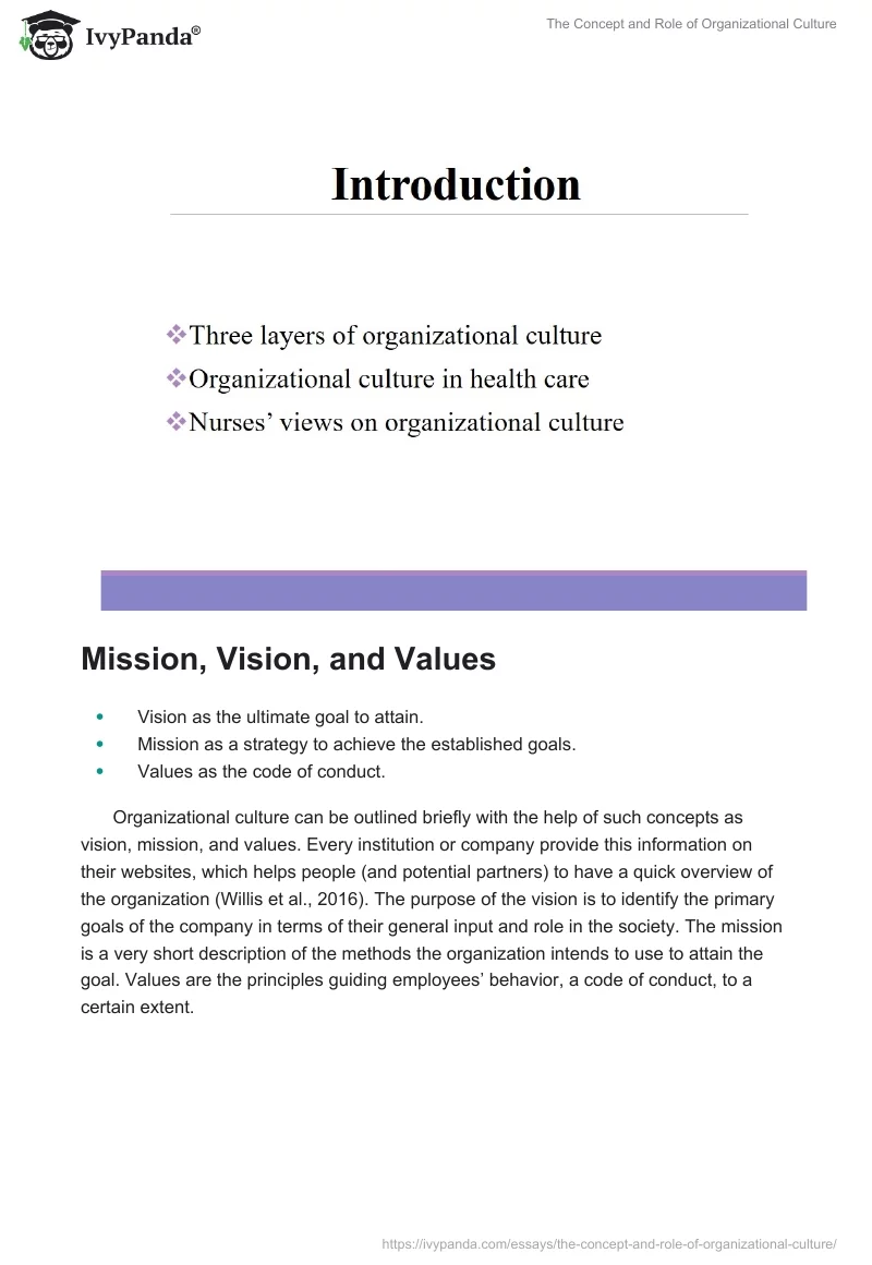 The Concept and Role of Organizational Culture. Page 2