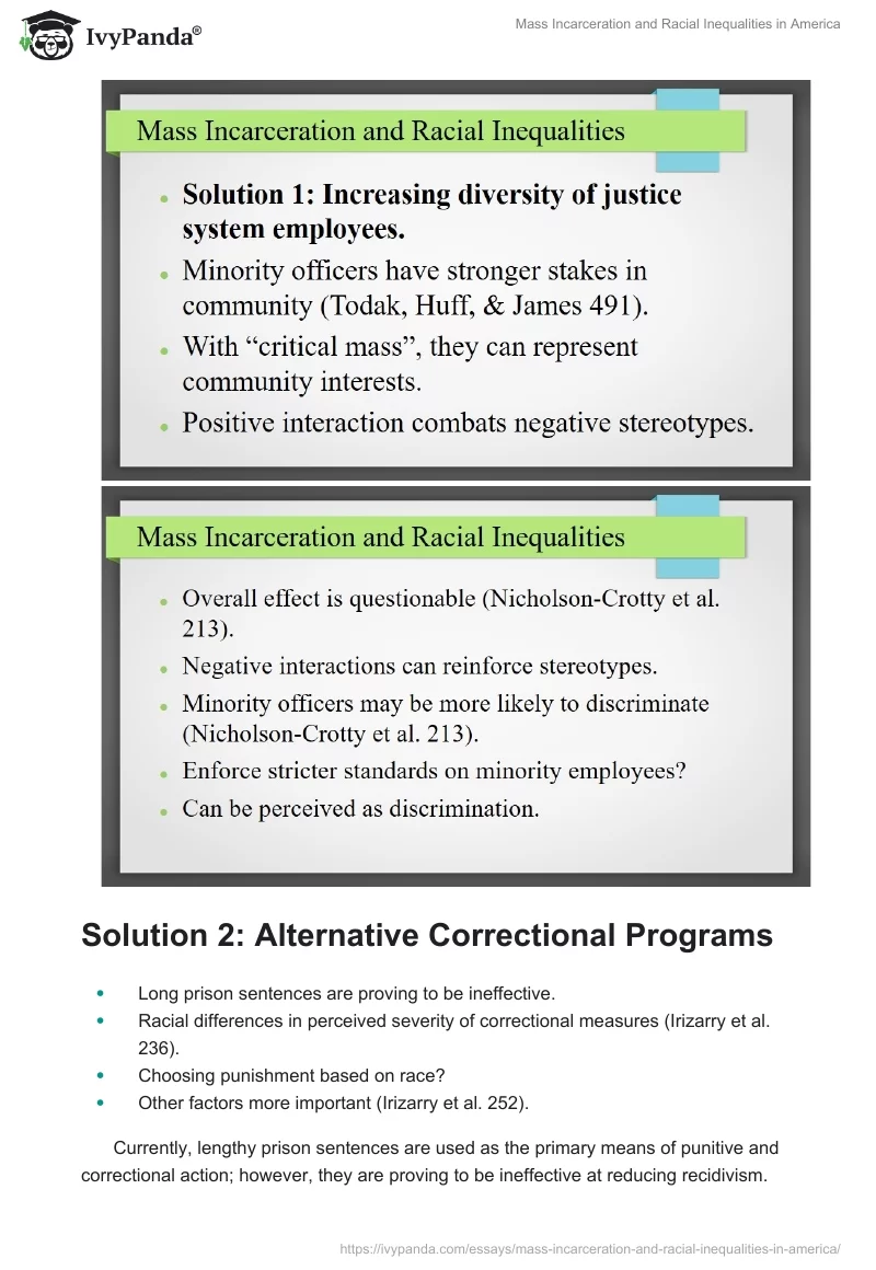 Mass Incarceration and Racial Inequalities in America. Page 4