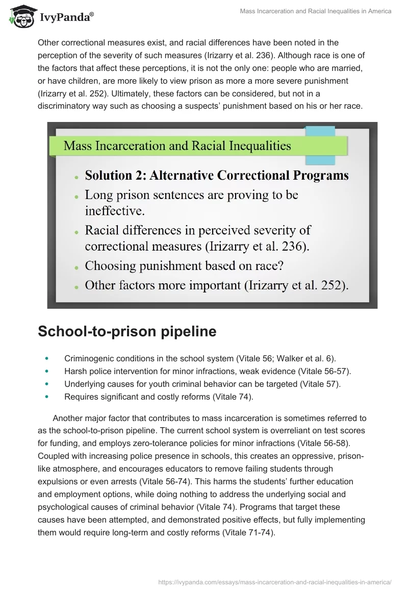 Mass Incarceration and Racial Inequalities in America. Page 5