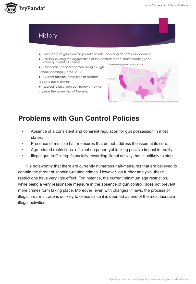 Gun Ownership: Ethical Debate. Page 3