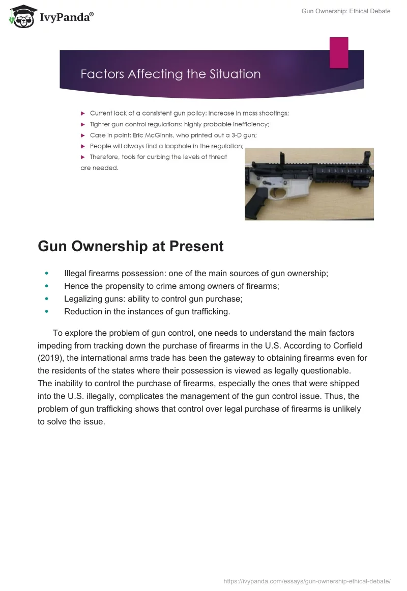 Gun Ownership: Ethical Debate. Page 5