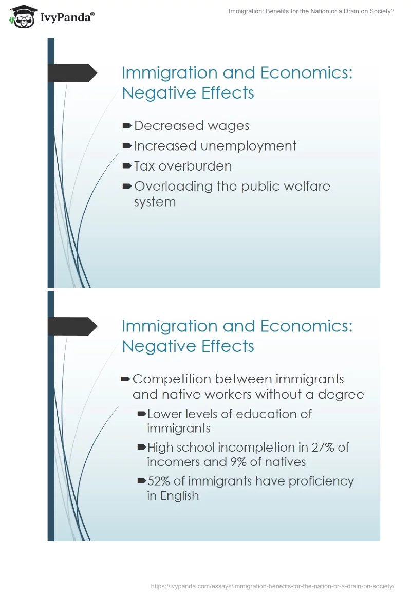 Immigration: Benefits for the Nation or a Drain on Society?. Page 4