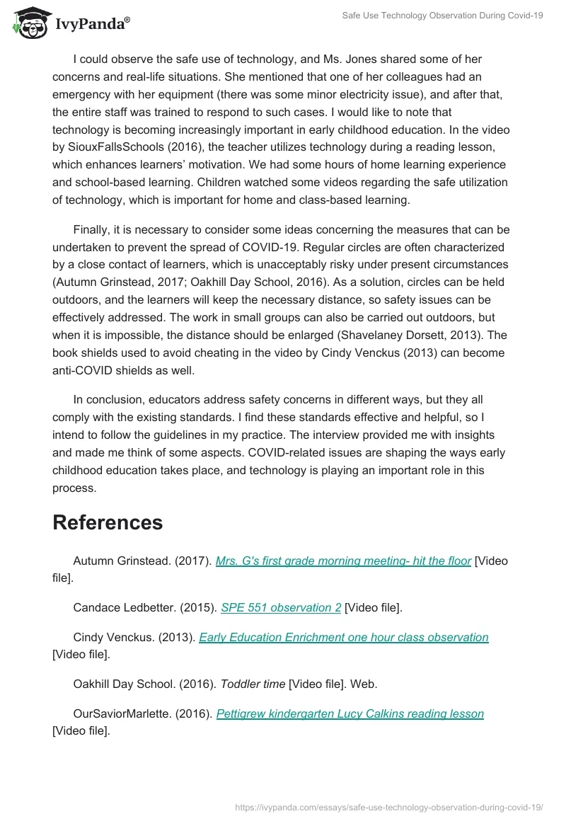 Safe Use Technology Observation During Covid-19. Page 2