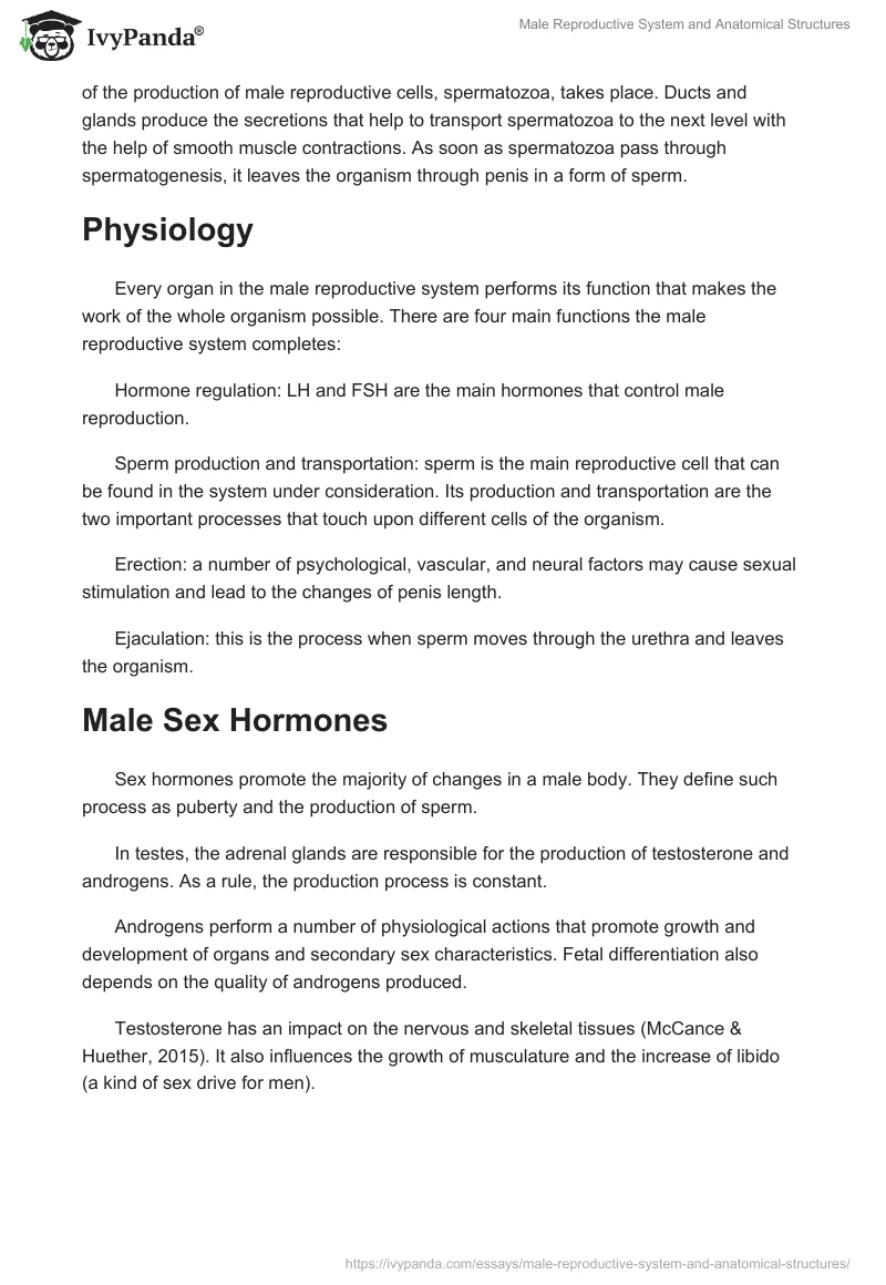 Male Reproductive System and Anatomical Structures. Page 3