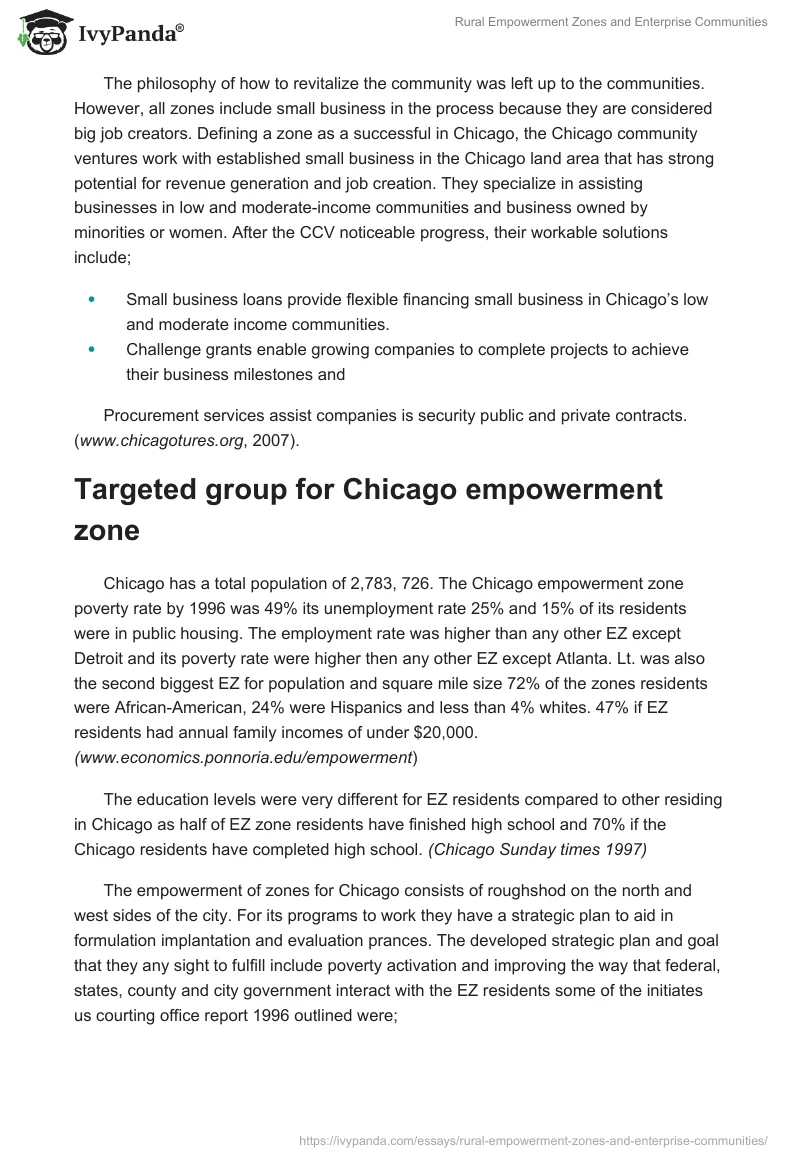 Rural Empowerment Zones and Enterprise Communities. Page 4