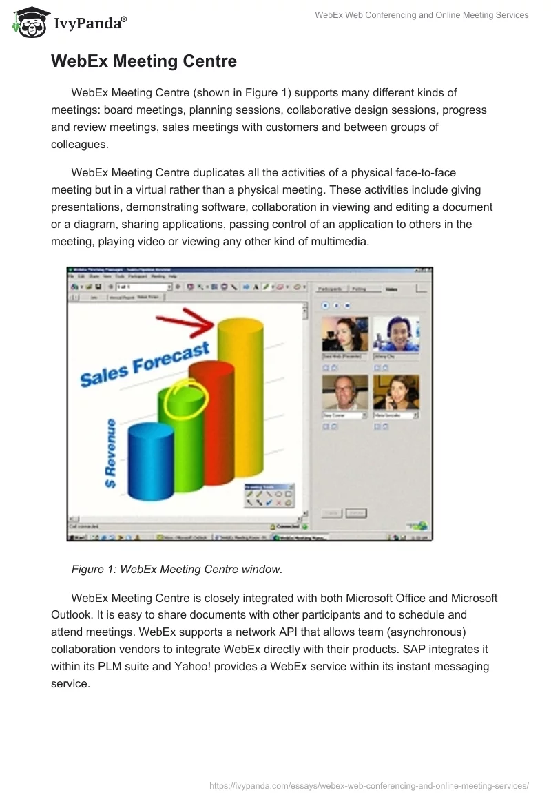 WebEx Web Conferencing and Online Meeting Services. Page 4