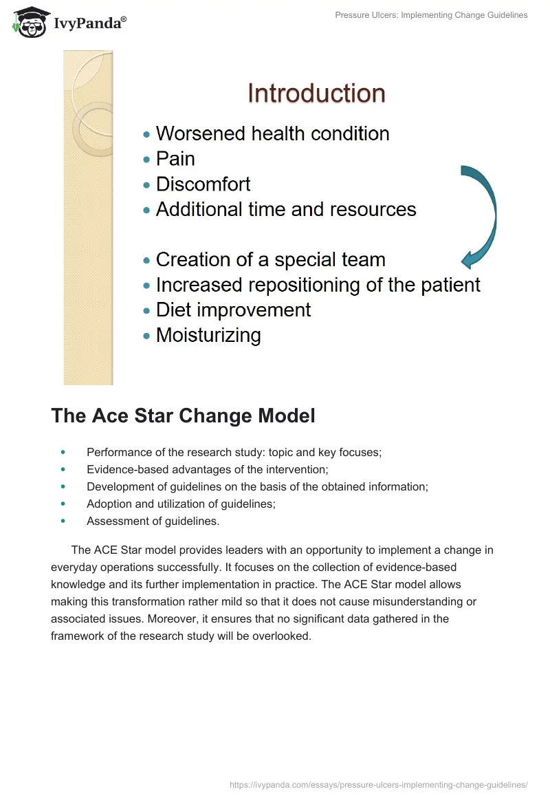 Pressure Ulcers: Implementing Change Guidelines. Page 2
