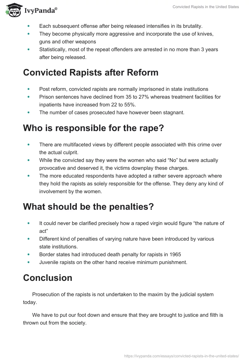 Convicted Rapists in the United States. Page 2