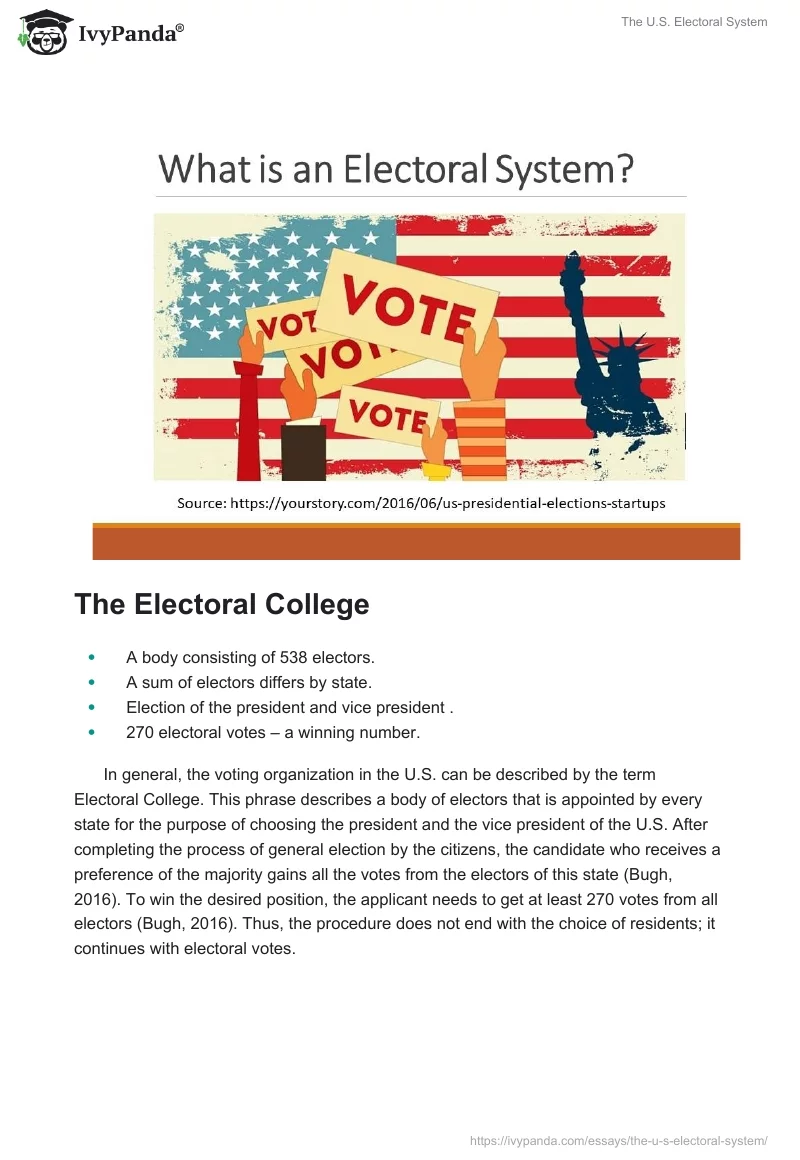 The U.S. Electoral System. Page 2