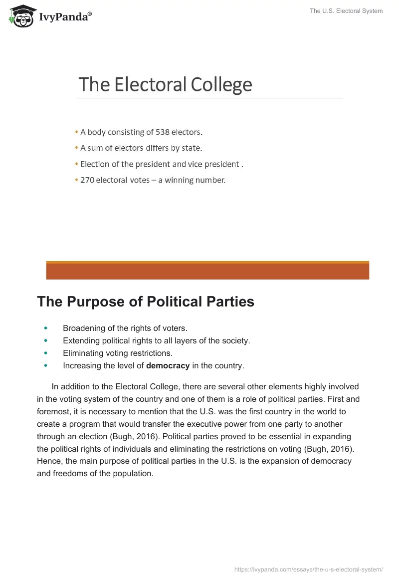 The U.S. Electoral System. Page 3