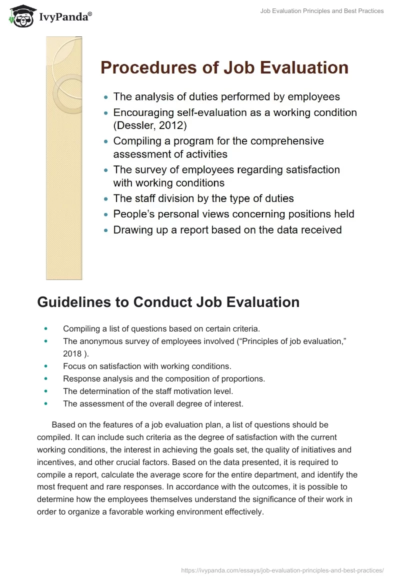 Job Evaluation Principles and Best Practices. Page 2