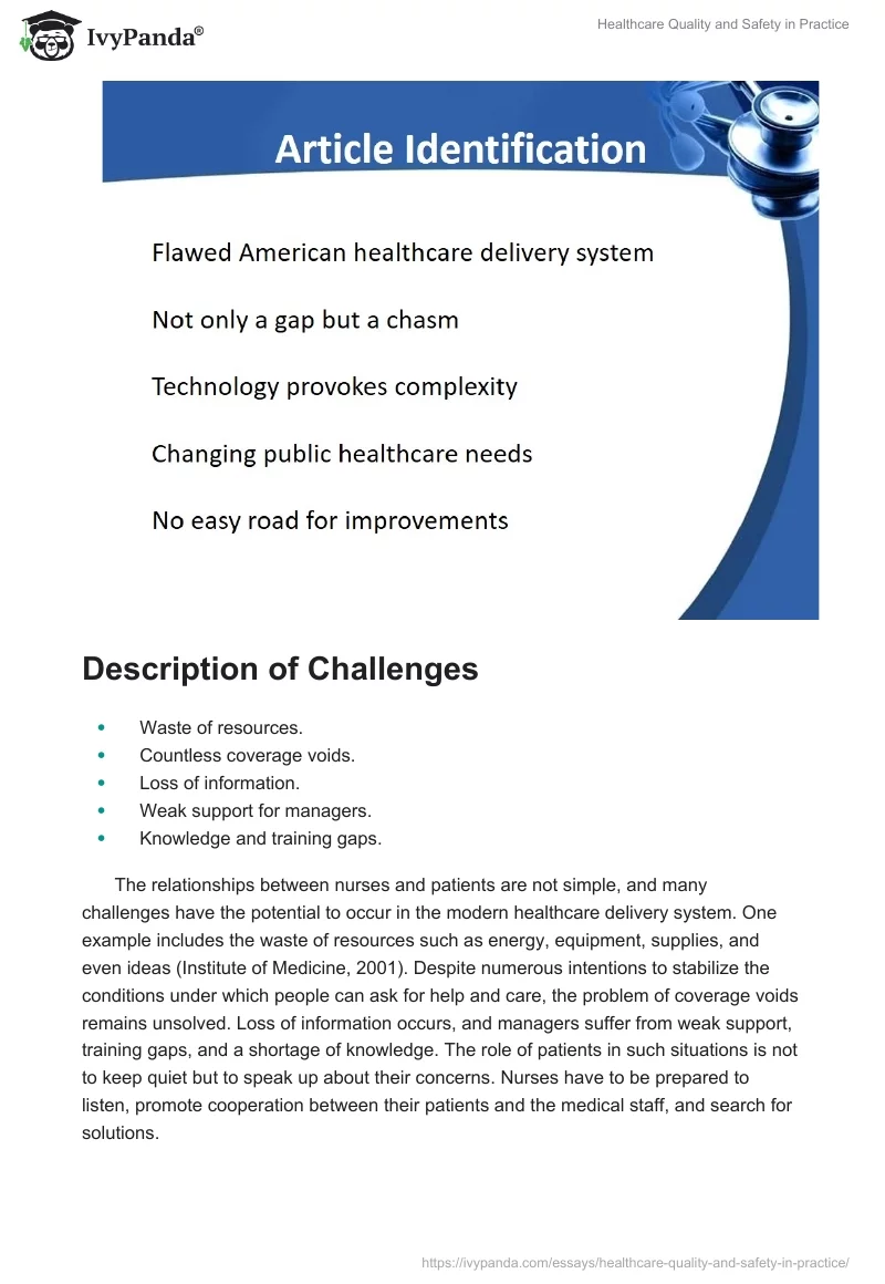 Healthcare Quality and Safety in Practice. Page 2