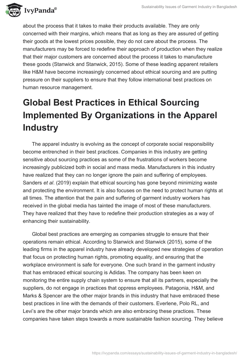 Sustainability Issues of Garment Industry in Bangladesh. Page 4