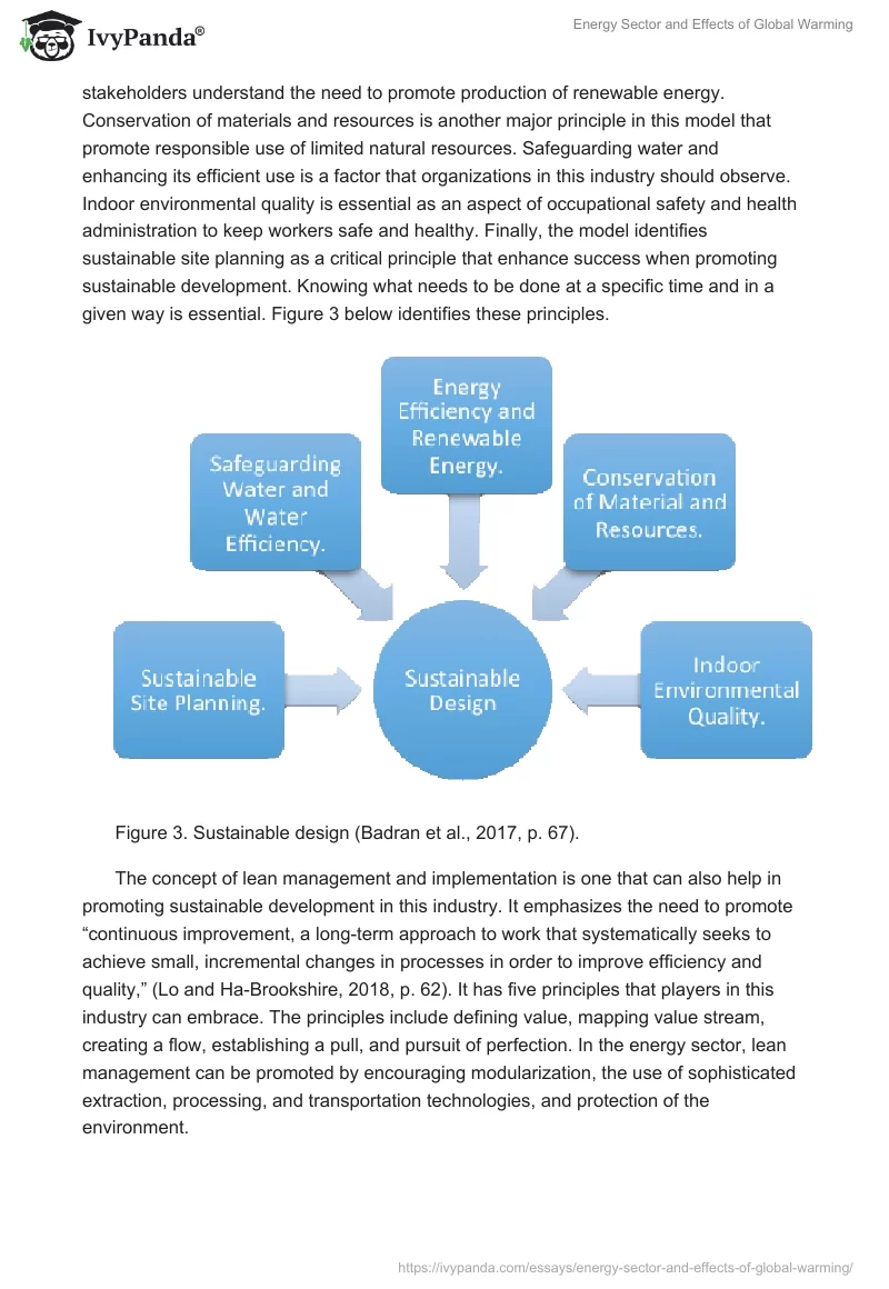 Energy Sector and Effects of Global Warming. Page 5