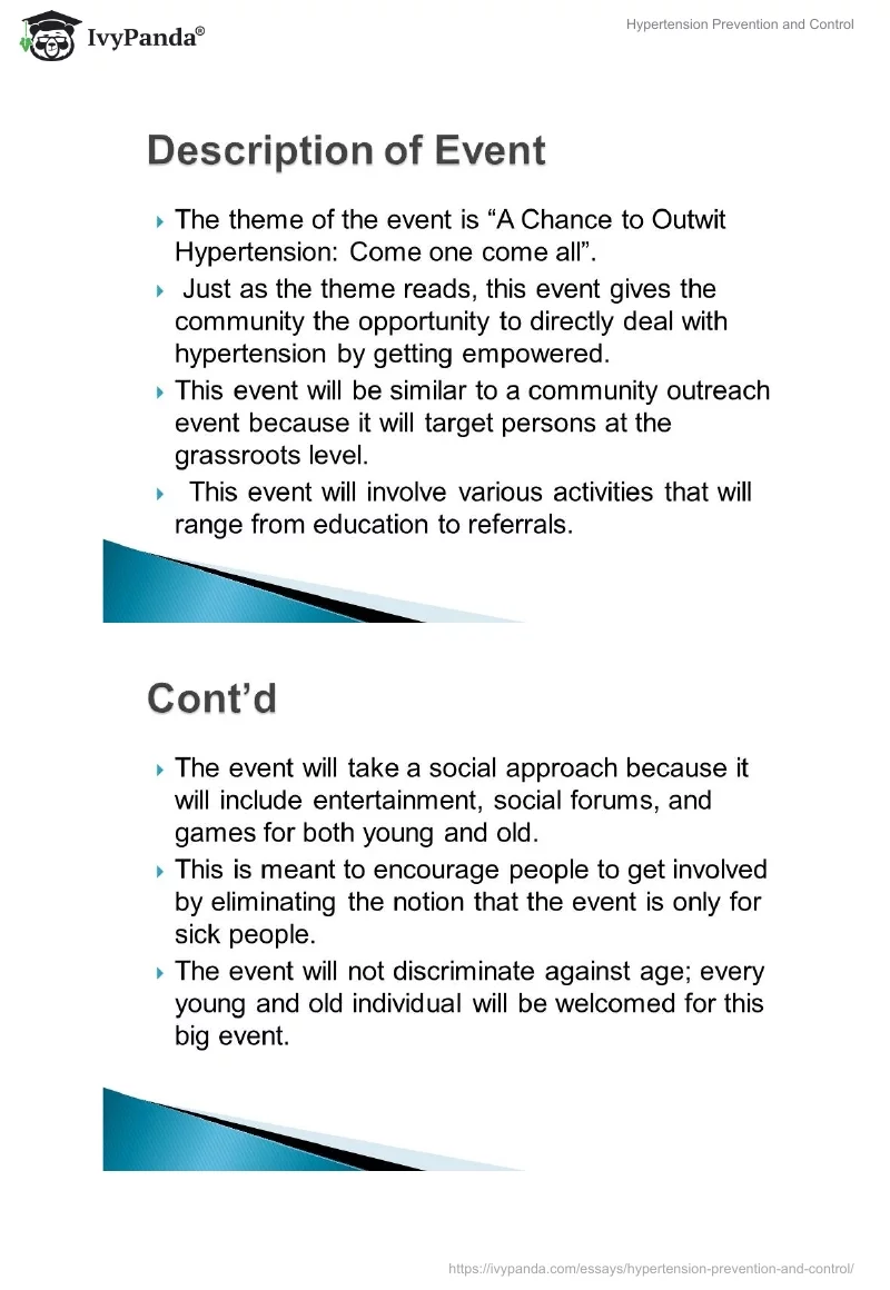 Hypertension Prevention and Control. Page 2