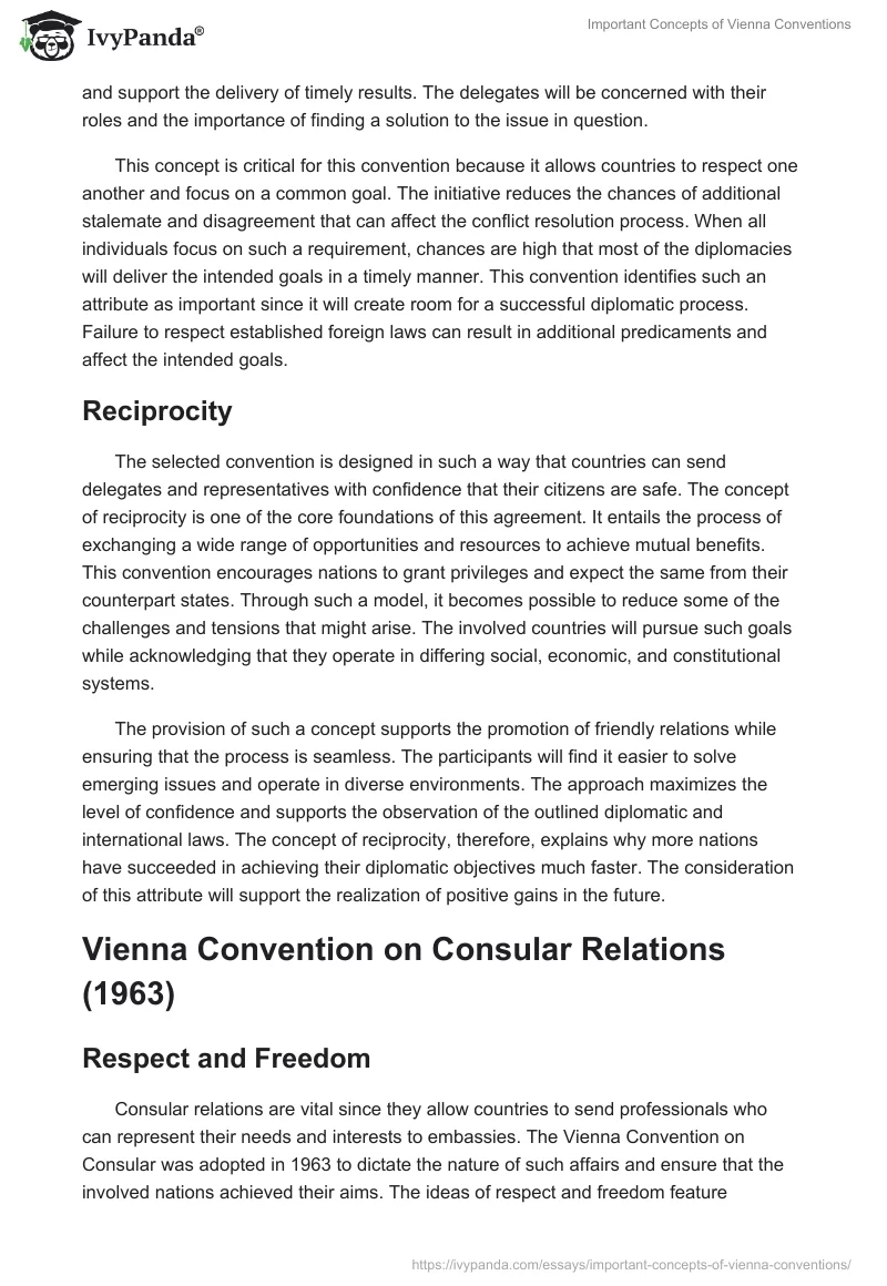 Important Concepts of Vienna Conventions. Page 3