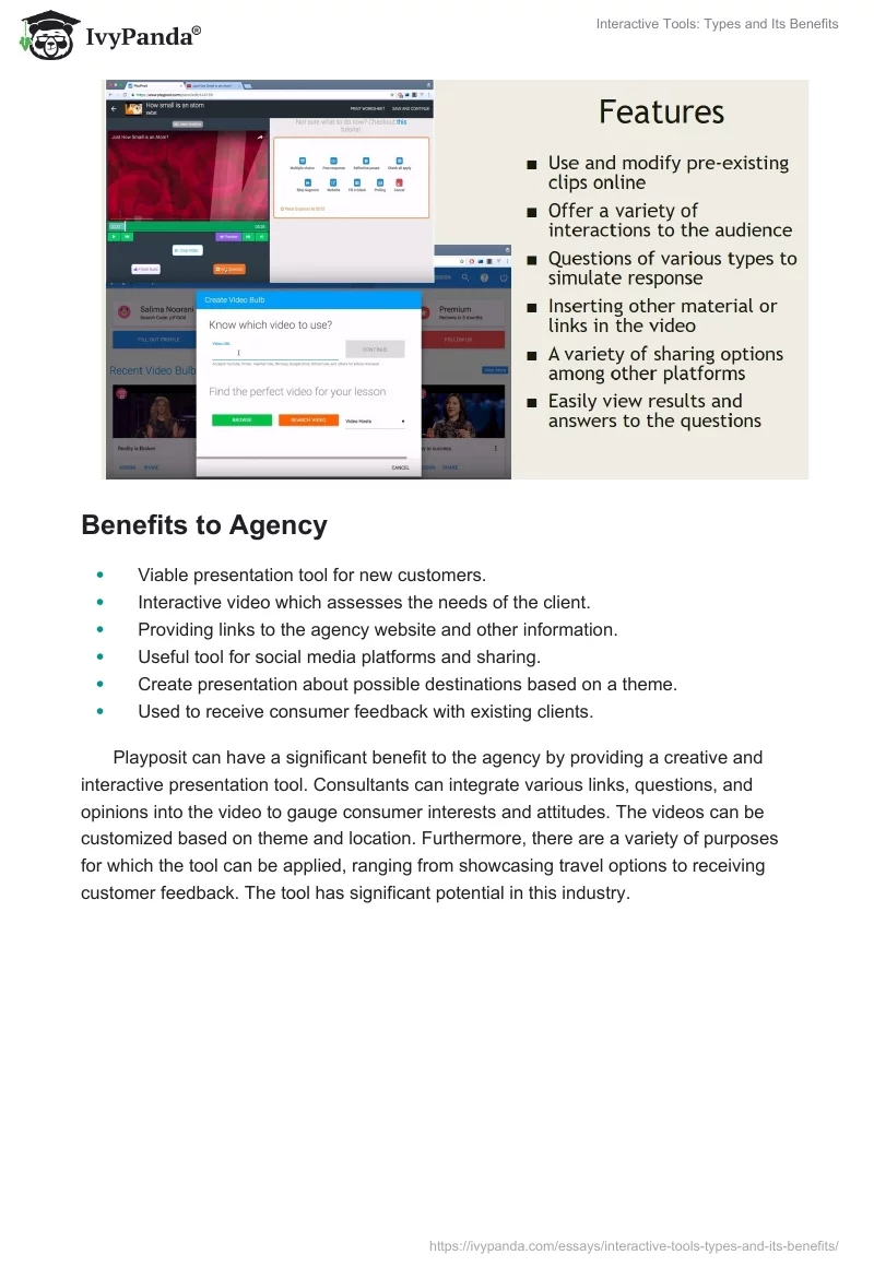 Interactive Tools: Types and Its Benefits. Page 4