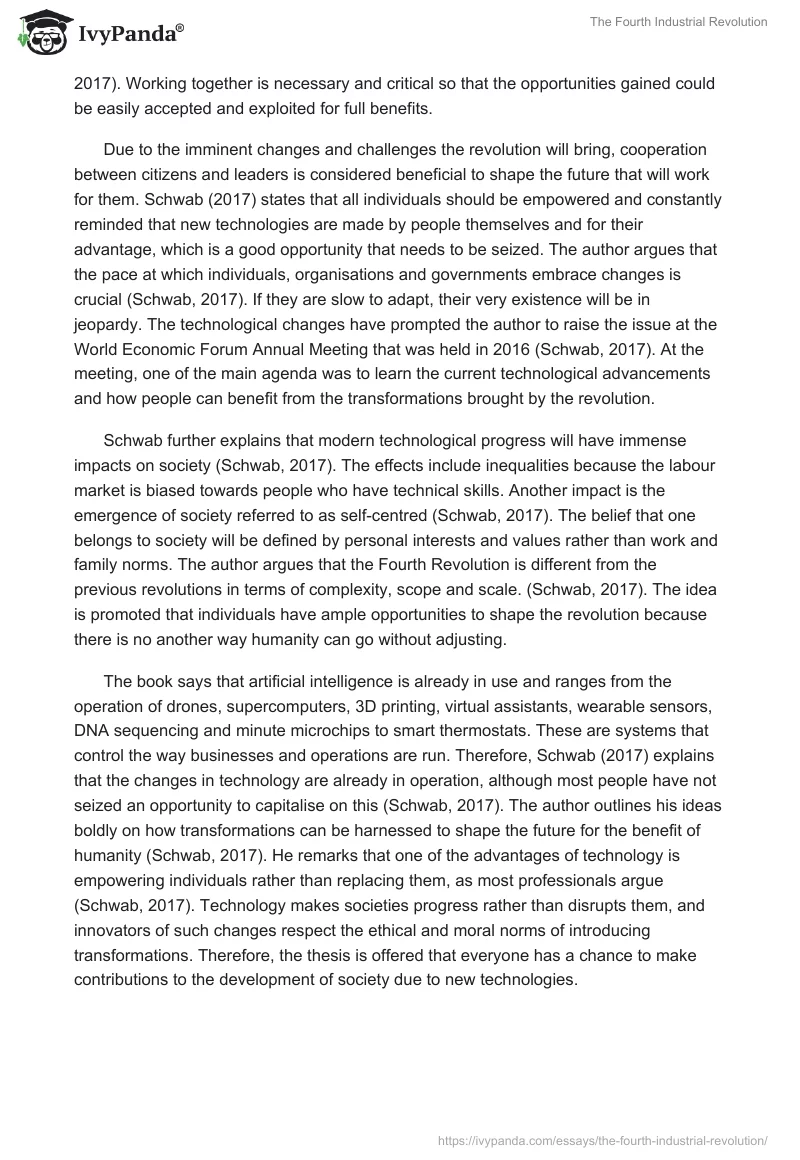 The Fourth Industrial Revolution. Page 4