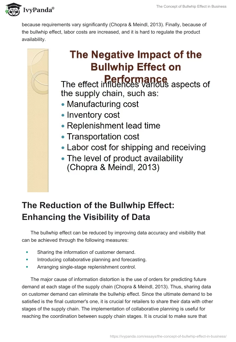 The Concept of Bullwhip Effect in Business. Page 4